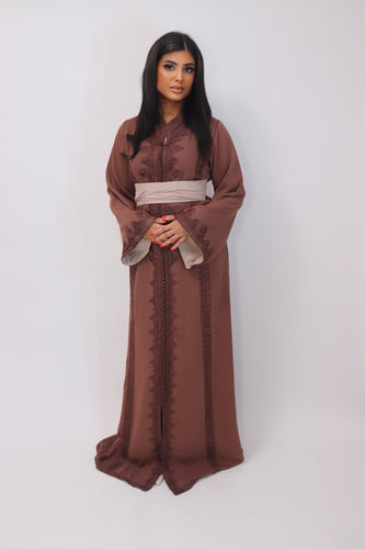 Caftan Assia chocolat