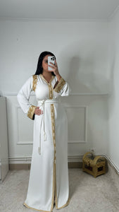 Caftan Marwa blanc