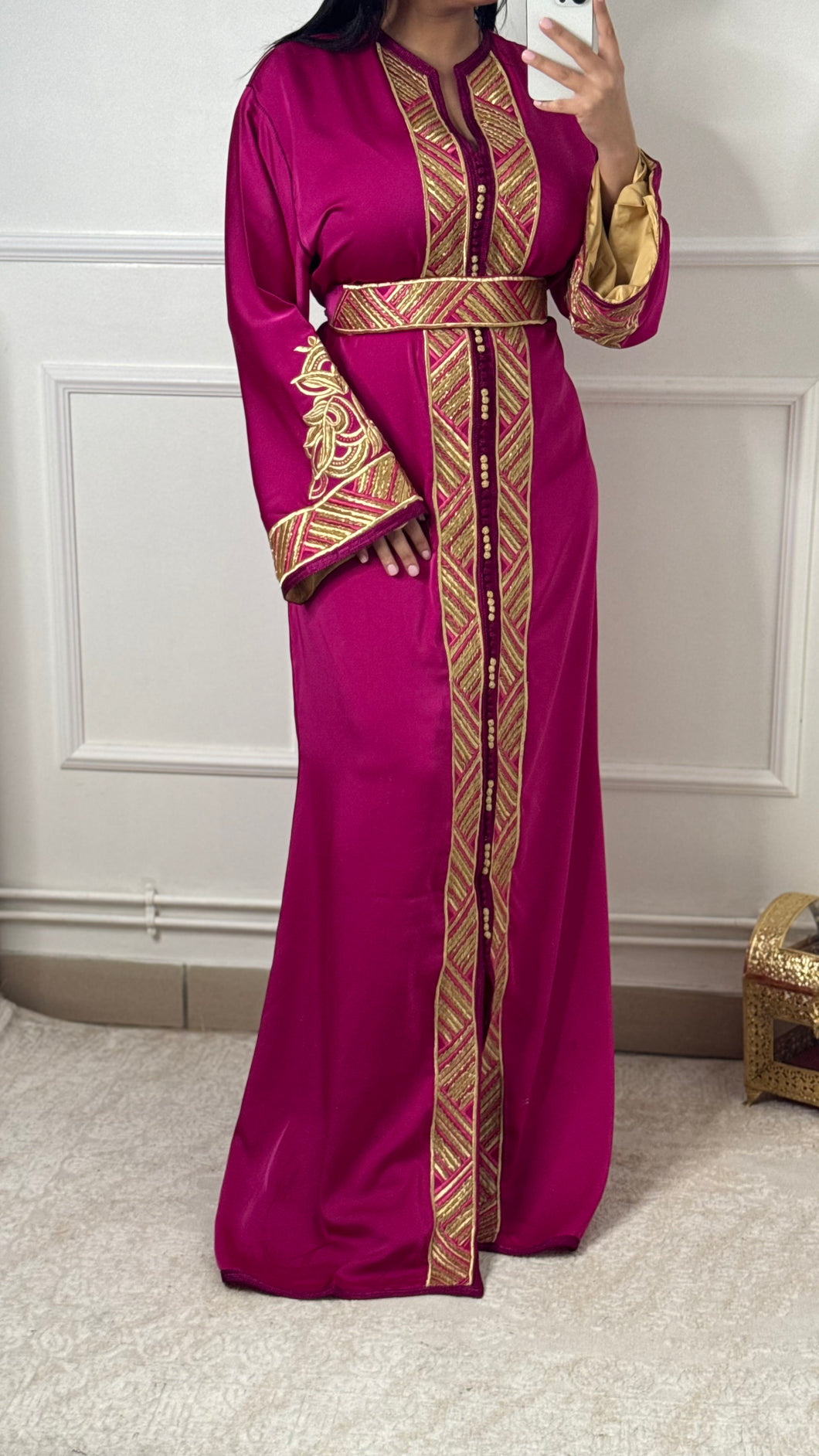 Caftan Sourour fuschia