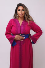 Charger l&#39;image dans la galerie, Caftan Alya fuschia
