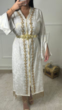 Charger l&#39;image dans la galerie, Caftan Katia blanc