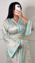 Charger l&#39;image dans la galerie, Caftan Siham vert eau