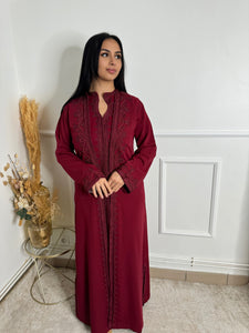 Caftan Pearl bordeau