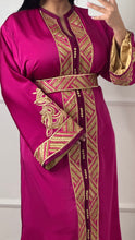 Charger l&#39;image dans la galerie, Caftan Sourour fuschia