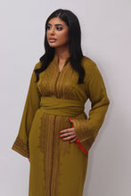 Charger l&#39;image dans la galerie, Caftan AMIRA moutarde