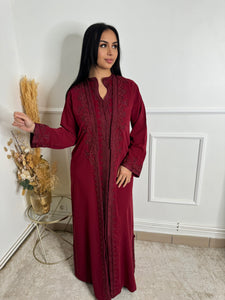 Caftan Pearl bordeau