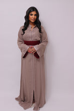 Charger l&#39;image dans la galerie, Caftan Assia taupe