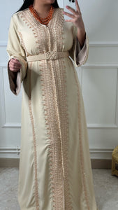 Caftan Rania crème