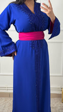 Charger l&#39;image dans la galerie, Caftan Alya bleu roi