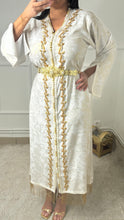 Charger l&#39;image dans la galerie, Caftan Katia blanc