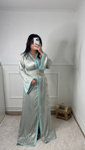 Charger l&#39;image dans la galerie, Caftan Siham vert eau