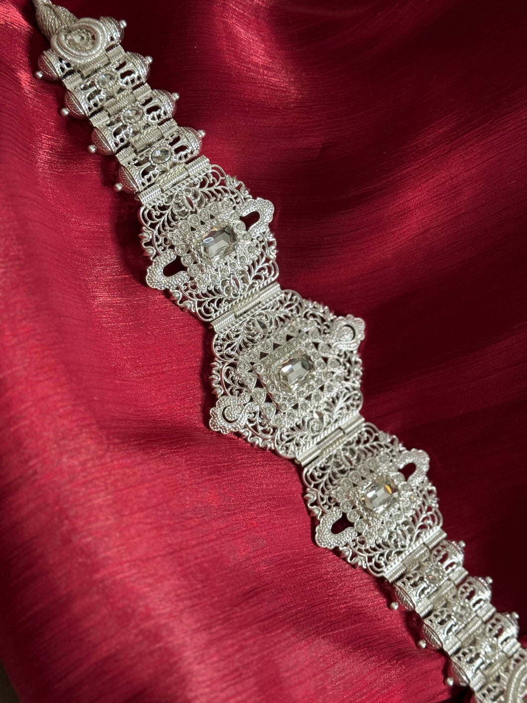 Ceinture argentée
