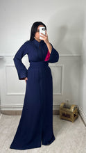 Charger l&#39;image dans la galerie, Caftan AMIRA bleu nuit