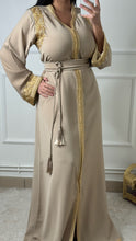 Charger l&#39;image dans la galerie, Caftan Marwa beige