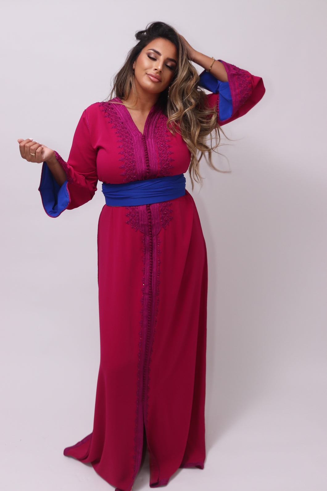 Caftan Alya fuschia