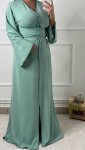 Caftan PERLA vert eau