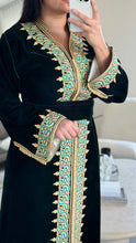 Charger l&#39;image dans la galerie, Caftan Mina vert royal