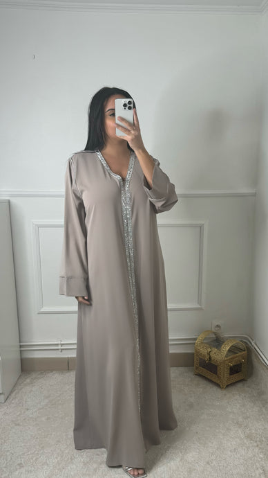 Abaya taupe PREMIUM