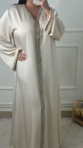 Abaya ivoire PREMIUM