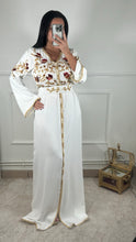 Charger l&#39;image dans la galerie, Caftan Perlage Blanc