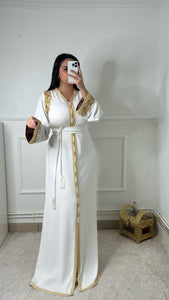 Caftan Marwa blanc
