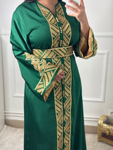 Charger l&#39;image dans la galerie, Caftan Sourour vert royal