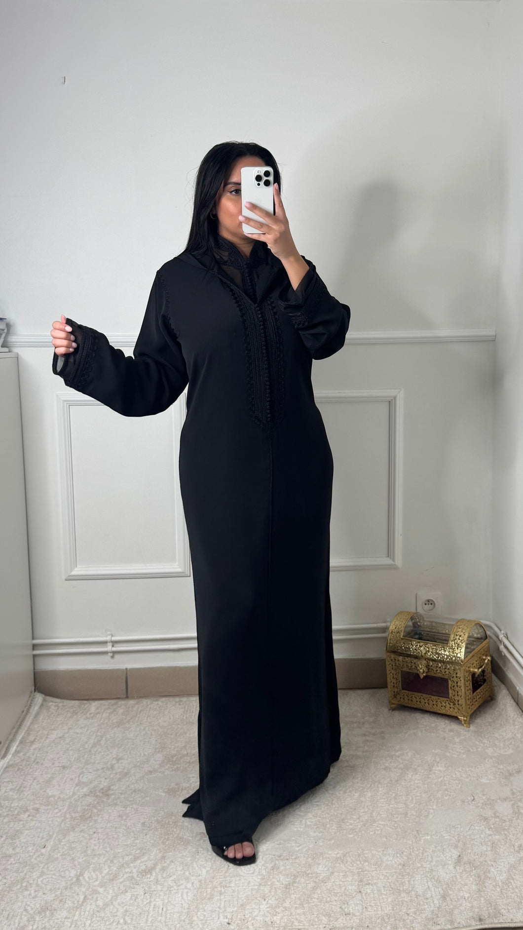 Jellaba Noire Sara