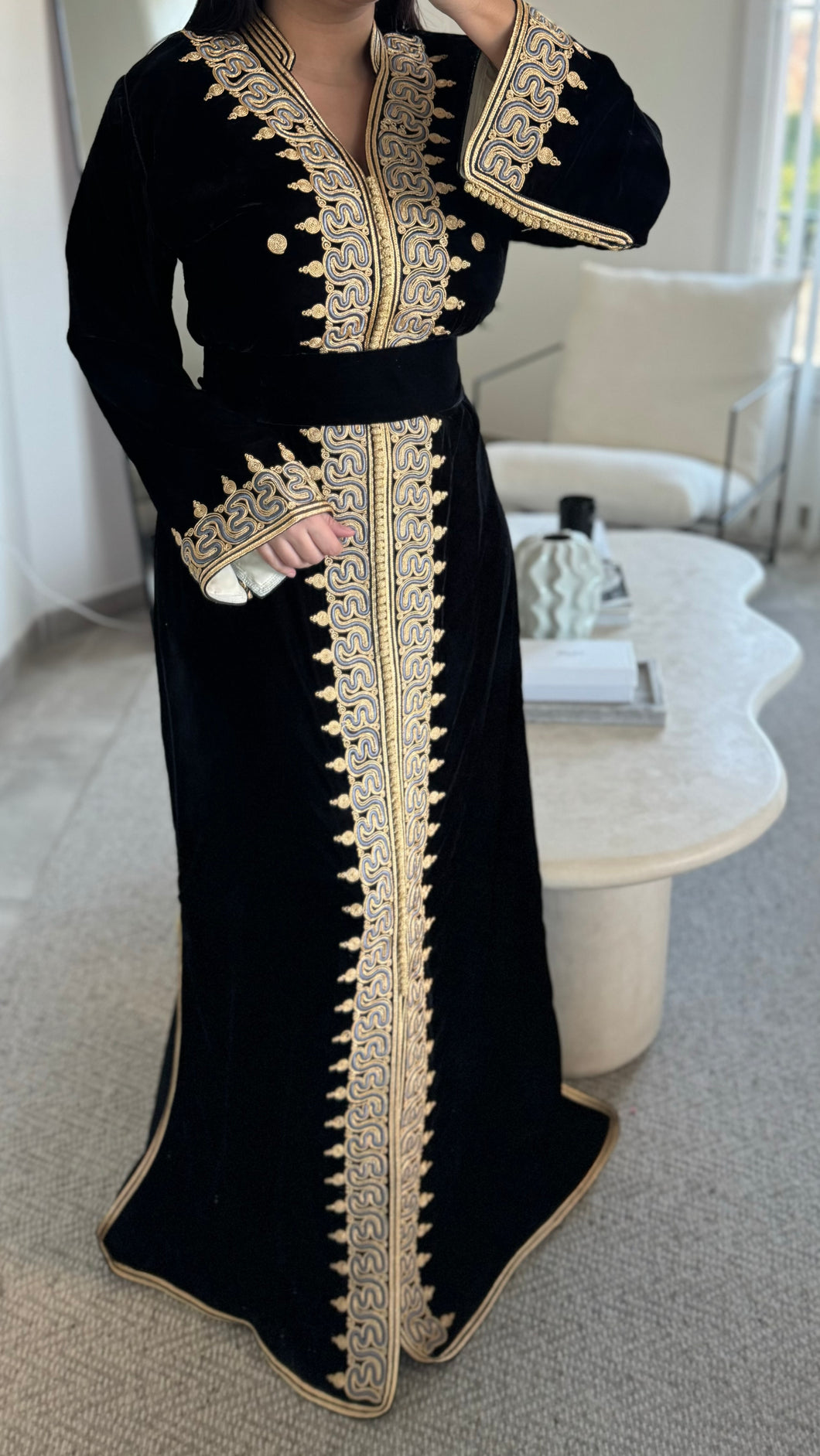 Caftan Mina Noir