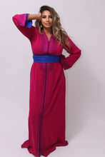 Charger l&#39;image dans la galerie, Caftan Alya fuschia