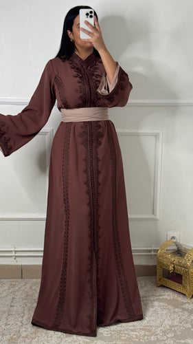 Caftan Assia chocolat
