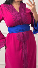 Charger l&#39;image dans la galerie, Caftan Alya fuschia
