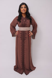 Caftan Assia chocolat