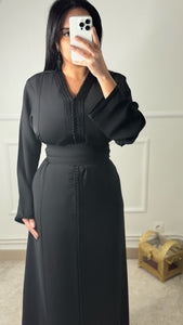 Caftan Nina noir