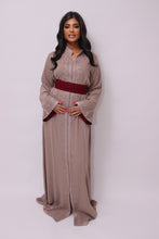 Charger l&#39;image dans la galerie, Caftan Assia taupe