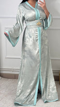 Charger l&#39;image dans la galerie, Caftan Siham vert eau
