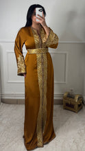 Charger l&#39;image dans la galerie, Caftan Sourour moutarde