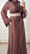 Charger l&#39;image dans la galerie, Caftan Assia chocolat