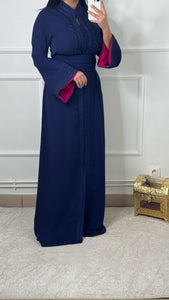 Caftan AMIRA bleu nuit