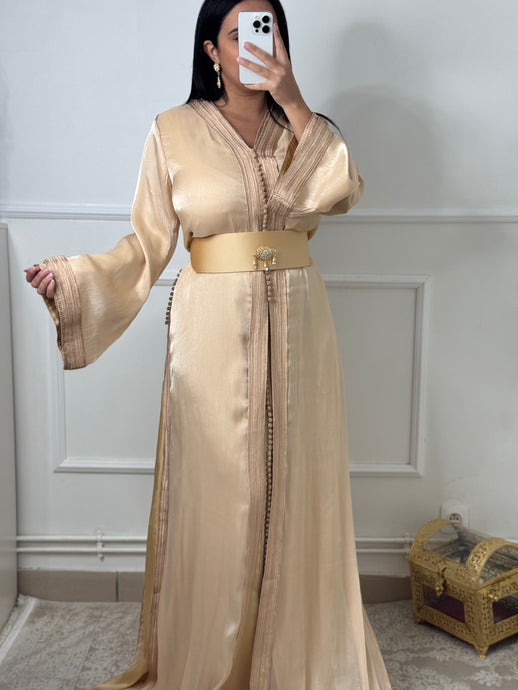 Takchita Organza beige