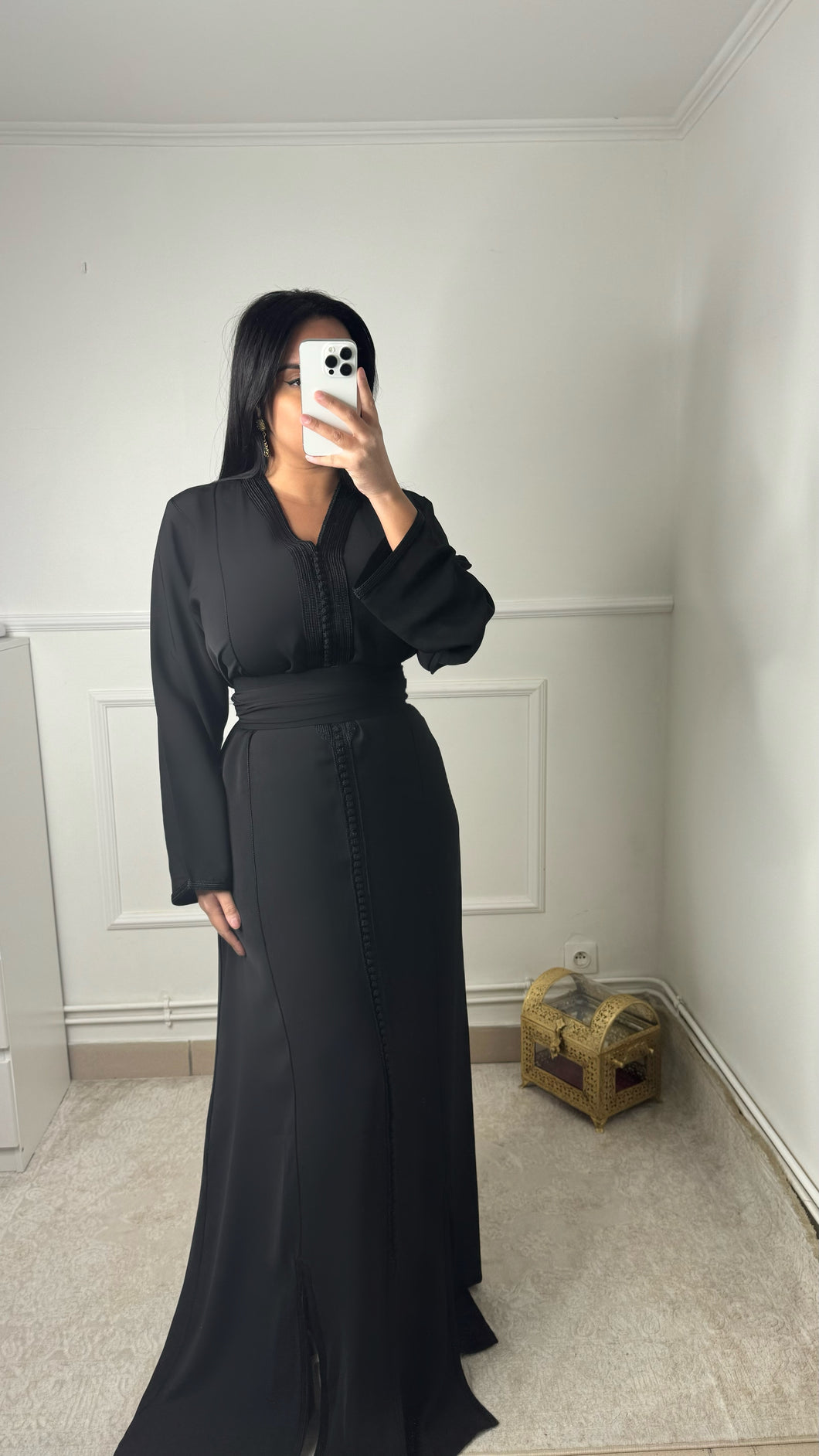 Caftan Nina noir
