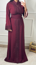 Charger l&#39;image dans la galerie, Caftan AMIRA Bordeau