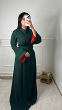 Charger l&#39;image dans la galerie, Caftan AMIRA vert royal