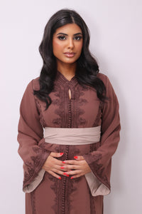 Caftan Assia chocolat