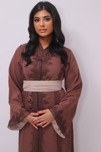 Caftan Assia chocolat