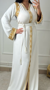 Caftan Marwa blanc