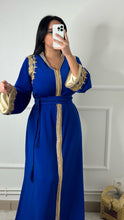 Charger l&#39;image dans la galerie, Caftan Marwa bleu roi