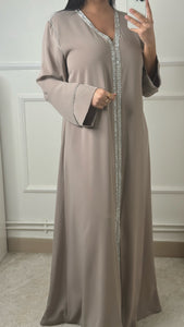Abaya taupe PREMIUM