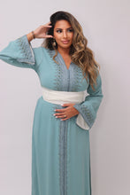 Charger l&#39;image dans la galerie, Caftan Alya vert sauge
