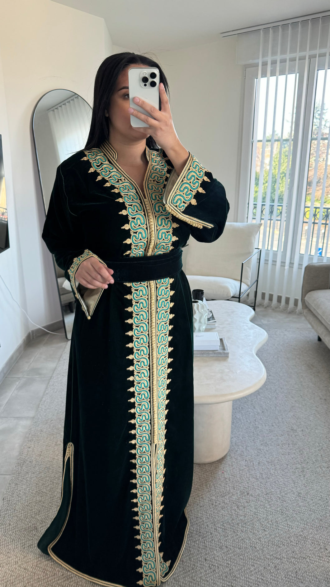 Caftan Mina Noir