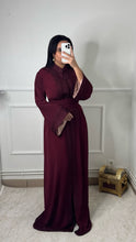 Charger l&#39;image dans la galerie, Caftan AMIRA Bordeau